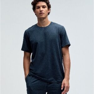 Men's Lululemon Soft Jersey Short Sleeve T-Shirt - NAVY